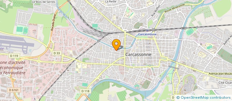 localisation de l'entreprise COPROPRIETE 2 BIS RUE SOLFERINO  CARCASSONNE