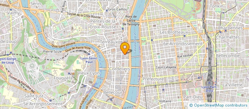 localisation de l'entreprise COPROPRIETE 2 R DE LA BOURSE à LYON