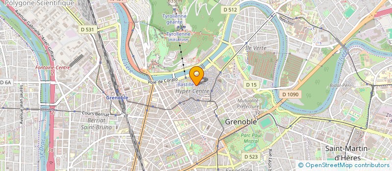 localisation de l'entreprise COPROPRIETE 2 R DIODORE RAHOULT  GRENOBLE