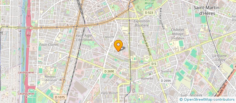 localisation de l'entreprise COPROPRIETE 2 R FRANCOIS COPPEE  GRENOBLE