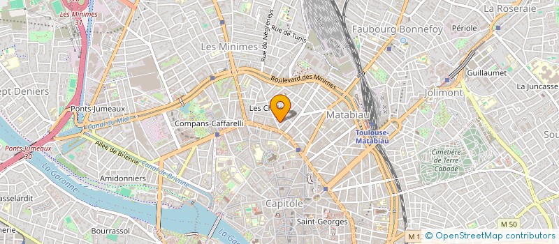 localisation de l'entreprise COPROPRIETE 2 RUE DE VERDUN à TOULOUSE