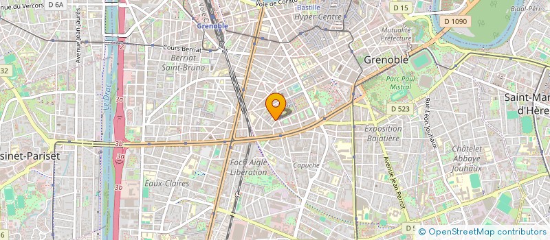 localisation de l'entreprise COPROPRIETE 2 RUE DESAIX  GRENOBLE