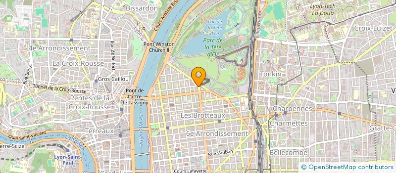 localisation de l'entreprise COPROPRIETE 2 RUE GARIBALDI  LYON