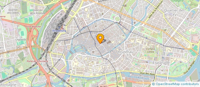 localisation de l'entreprise COPROPRIETE 2 RUE GUTENBERG à STRASBOURG