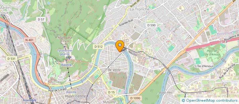 localisation de l'entreprise COPROPRIETE 2 RUE MENON  GRENOBLE