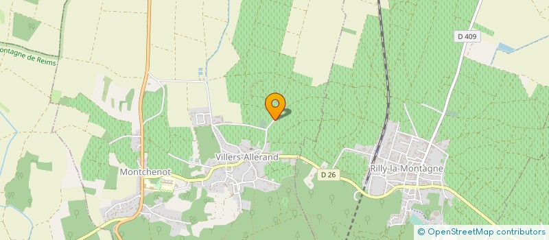 localisation de l'entreprise COPROPRIETE 2 RUE ST MAURICE  VILLERS-ALLERAND