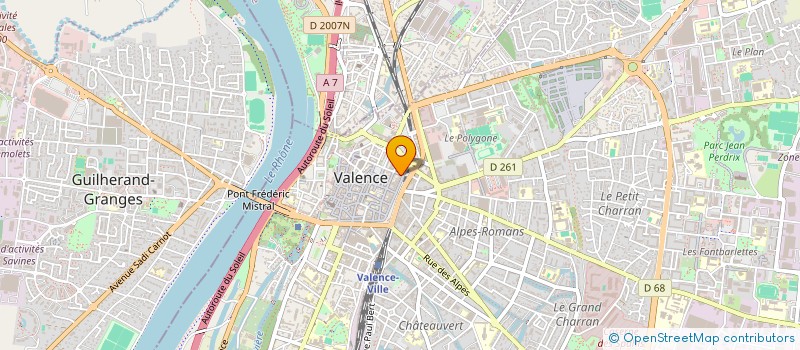 localisation de l'entreprise COPROPRIETE 20 RUE ARMENIE  VALENCE