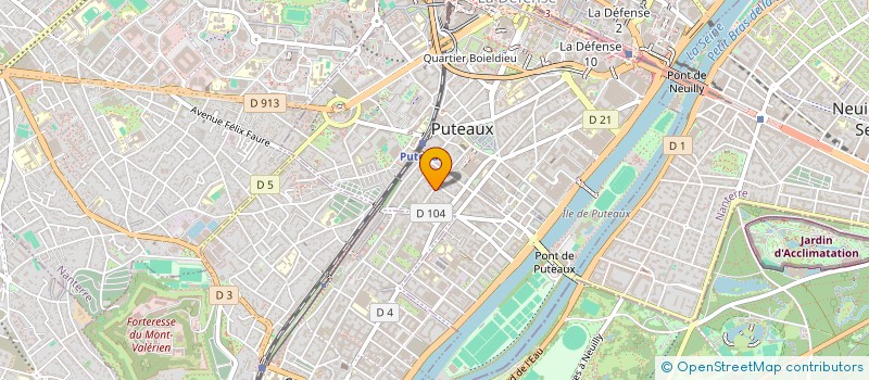 localisation de l'entreprise COPROPRIETE 20B RUE PAUL BERT  PUTEAUX