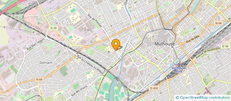 localisation de l'entreprise COPROPRIETE 21 BOULEVARD DE LA MARNE  MULHOUSE