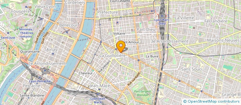 localisation de l'entreprise COPROPRIETE 21 CRS GAMBETTA  LYON