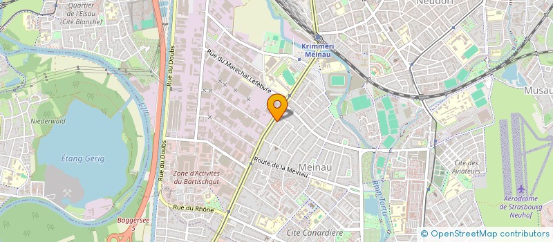 localisation de l'entreprise COPROPRIETE 213 à STRASBOURG