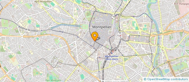 localisation de l'entreprise COPROPRIETE 22 BD JEU DE PAUME à MONTPELLIER
