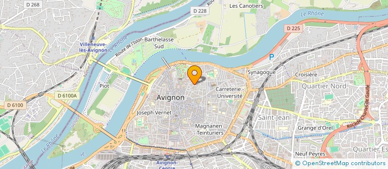 localisation de l'entreprise COPROPRIETE 22 RUE STE CATHERINE  AVIGNON