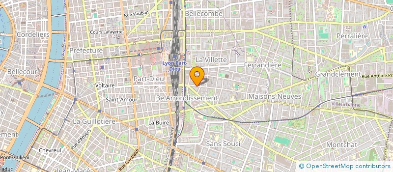 localisation de l'entreprise COPROPRIETE 225 RUE PAUL BERT  LYON