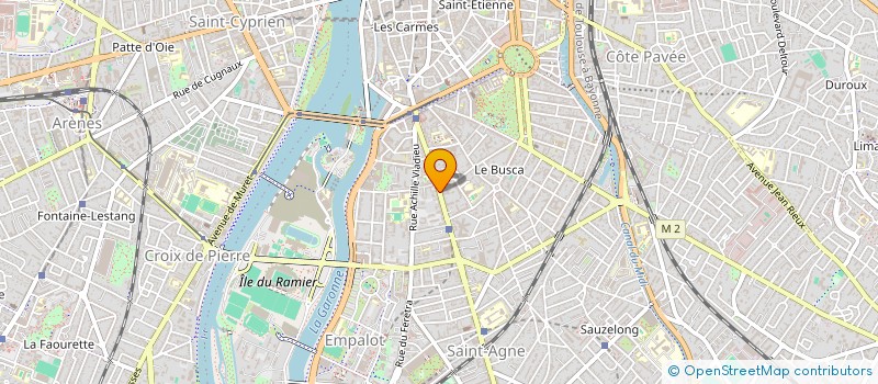localisation de l'entreprise COPROPRIETE 23-25 GRANDE RUE ST MICHEL à TOULOUSE