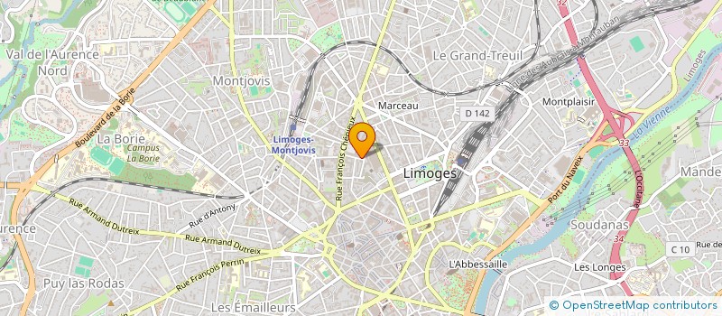localisation de l'entreprise COPROPRIETE 24 RUE CRUVEILHIER à LIMOGES