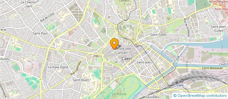 localisation de l'entreprise COPROPRIETE 25 RUE VAUQUELIN à CAEN