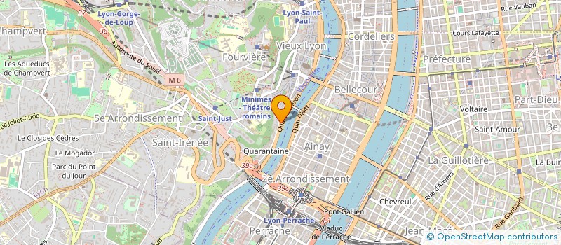 localisation de l'entreprise COPROPRIETE 26 QU FULCHIRON  LYON