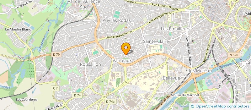 localisation de l'entreprise COPROPRIETE 26 RUE DES PLACES à LIMOGES