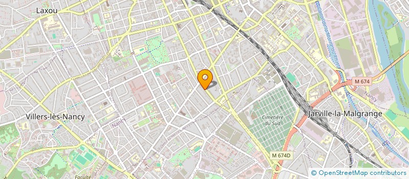 localisation de l'entreprise COPROPRIETE 268 RUE JEANNE D'ARC  NANCY