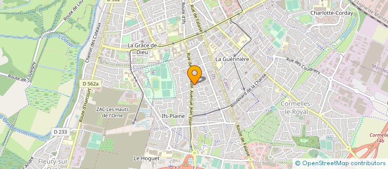 localisation de l'entreprise COPROPRIETE 27 29 RUE DE FALAISE  IFS