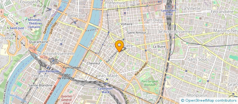 localisation de l'entreprise COPROPRIETE 27 AV JEAN JAURES  LYON