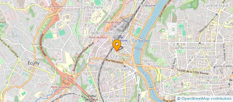 localisation de l'entreprise COPROPRIETE 27 RUE DE BOURGOGNE  LYON