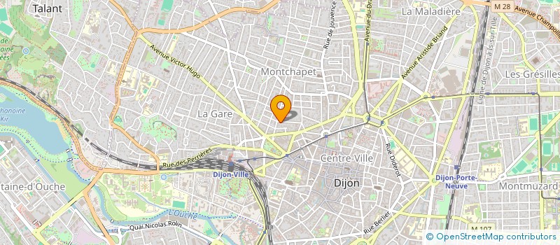 localisation de l'entreprise COPROPRIETE 27 RUE DES FLEURS  DIJON