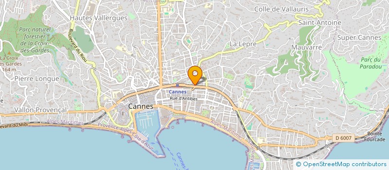 localisation de l'entreprise COPROPRIETE 28 BD ALSACE  CANNES