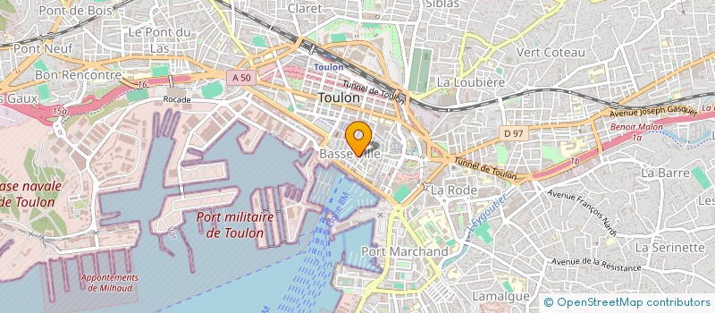 localisation de l'entreprise COPROPRIETE 28 RUE D ALGER  TOULON