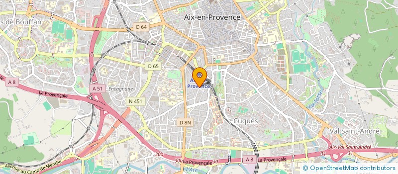 localisation de l'entreprise COPROPRIETE 29 BD CHARRIER à AIX-EN-PROVENCE