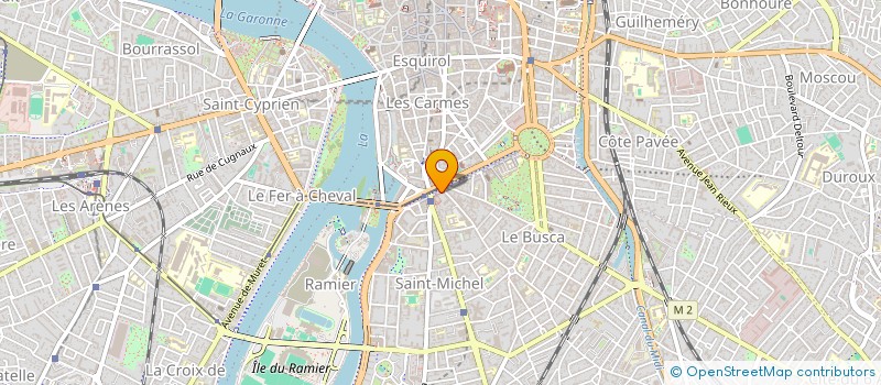 localisation de l'entreprise COPROPRIETE 3 ALLEE JULES GUESDE  TOULOUSE