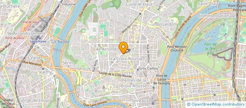 localisation de l'entreprise COPROPRIETE 3 IMP DUBOIS  LYON