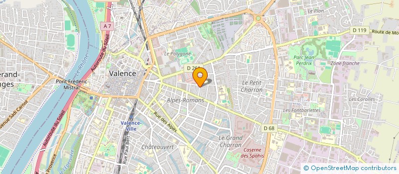 localisation de l'entreprise COPROPRIETE 3 IMP. VACHETTE  VALENCE