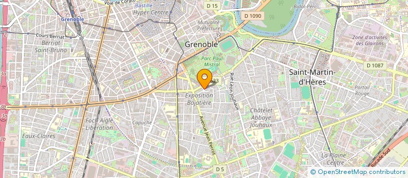 localisation de l'entreprise COPROPRIETE 3 R MONTAIGNE A 38 GRENOBLE  GRENOBLE