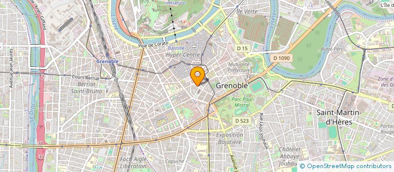 localisation de l'entreprise COPROPRIETE 3 RUE DE STRASBOURG  GRENOBLE