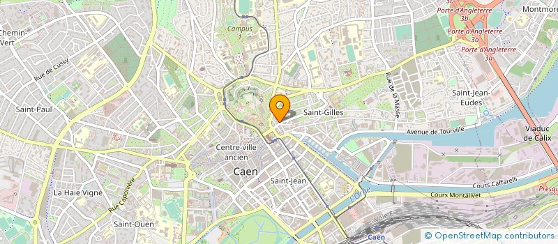 localisation de l'entreprise COPROPRIETE 3 RUE DU VAUGUEUX à CAEN