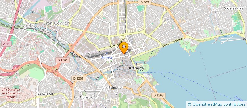 localisation de l'entreprise COPROPRIETE 30 RUE CARNOT à ANNECY