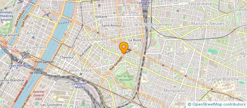 localisation de l'entreprise COPROPRIETE 303 RUE GARIBALDI  LYON