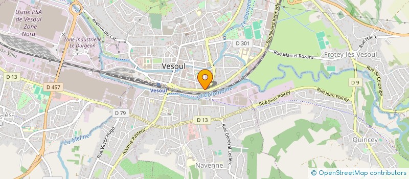 localisation de l'entreprise COPROPRIETE 31 BOULEVARD DES ALLIES à VESOUL