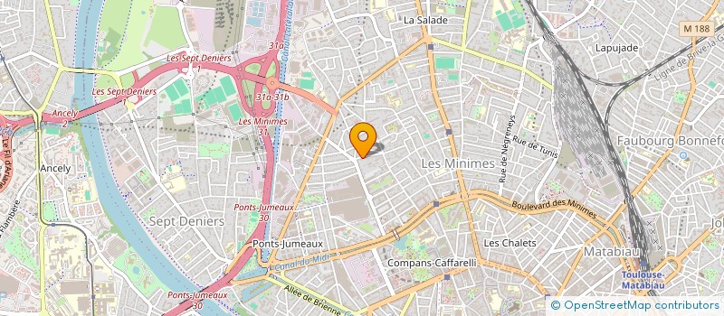 localisation de l'entreprise COPROPRIETE 31 RUE ESCOUSSIERES / 14 PLACE ARNAUD BERNARD TOULOUSE  TOULOUSE