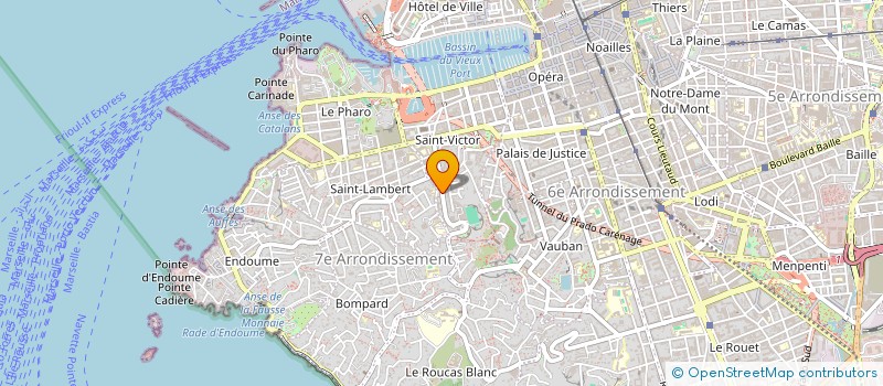 localisation de l'entreprise COPROPRIETE 32 BOULEVARD TELLENE à MARSEILLE