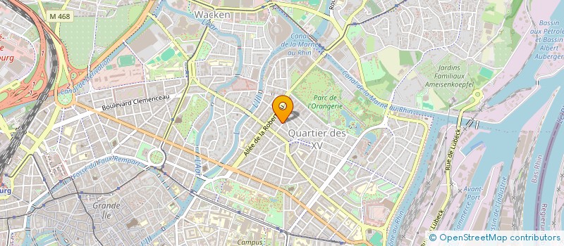 localisation de l'entreprise COPROPRIETE 33 35 RUE HERDER à STRASBOURG