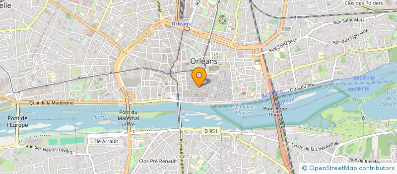 localisation de l'entreprise COPROPRIETE 33 RUE DE L'EMPEREUR à ORLEANS