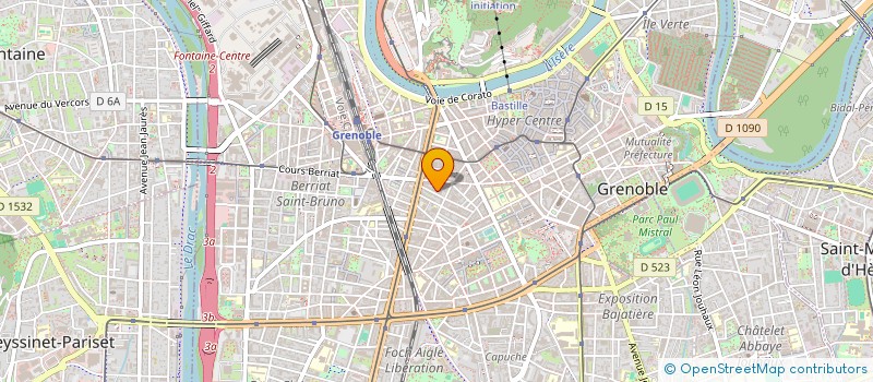 localisation de l'entreprise COPROPRIETE 34 RUE GENISSIEU  GRENOBLE