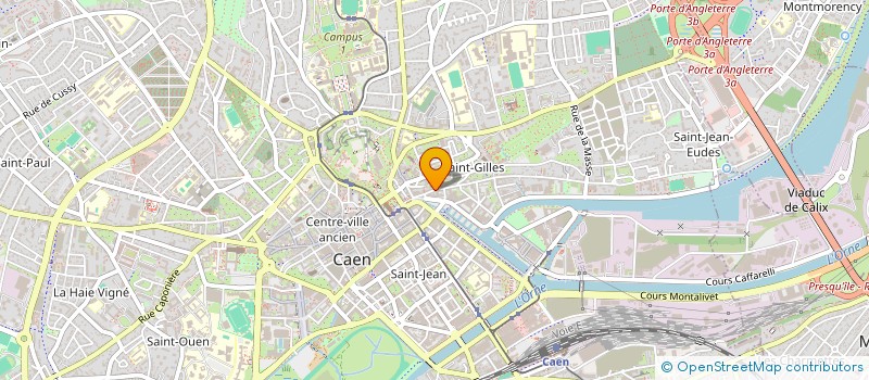 localisation de l'entreprise COPROPRIETE 35 RUE BASSE CAEN à CAEN