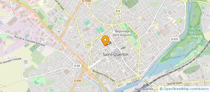 localisation de l'entreprise COPROPRIETE 35 RUE VICTOR BASCH à SAINT-QUENTIN