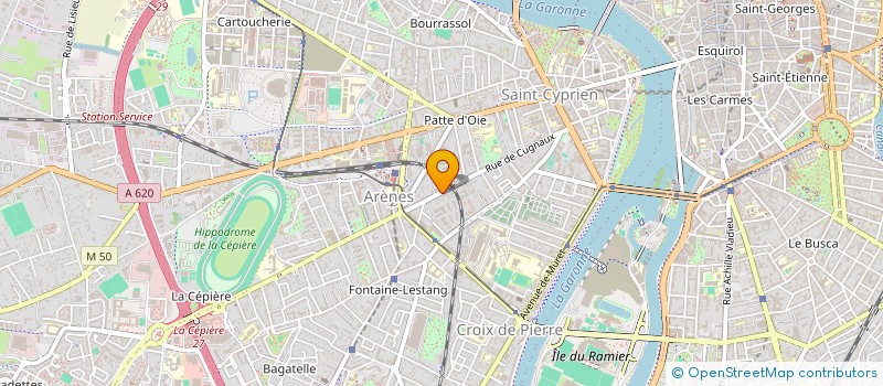localisation de l'entreprise COPROPRIETE 36 RUE DE CUGNAUX à TOULOUSE