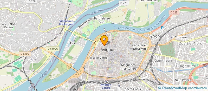 localisation de l'entreprise COPROPRIETE 37 RUE ST CHRISTOPHE  AVIGNON