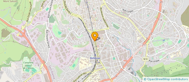 localisation de l'entreprise COPROPRIETE 38 R DRS CHARCOT  SAINT-ETIENNE